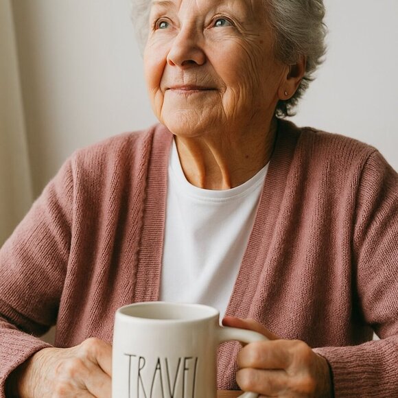 Rae Dunn Other - Rae Dunn Minimalist White Ceramic Travel Mug for Dining
